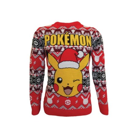 Heroes Inc - Maglia Pokemon Xmas Pikachu - Taglia XL - SG-PKMN-009A-21X